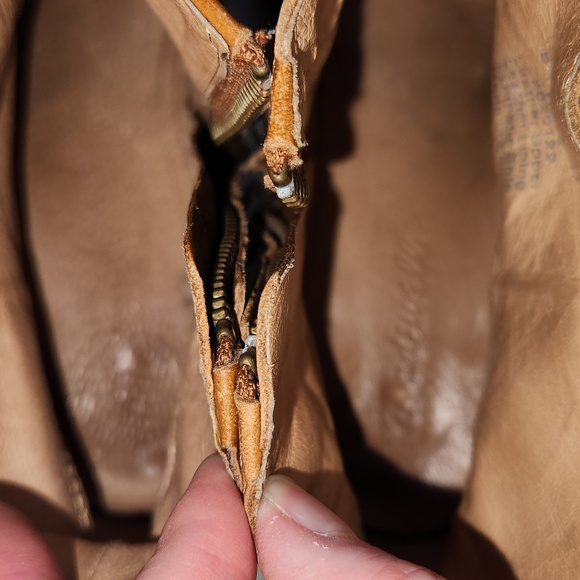 Madewell Charley Size 8.5 M Chestnut Brown Leather Booties Zip Cowboy Western - Picture 13 of 14